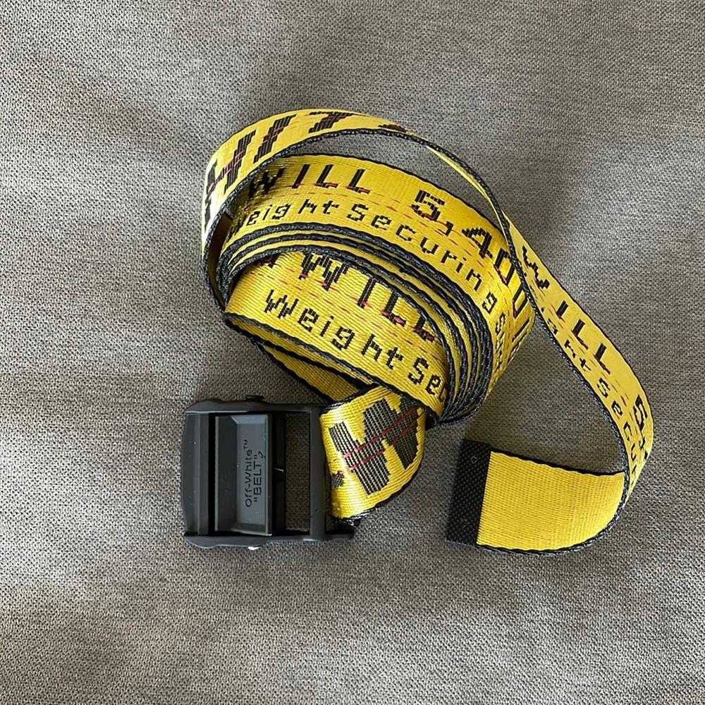Off white yellow belt